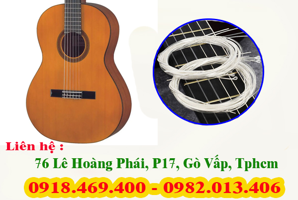 Mua dây đàn guitar classic, guitar acoustic tại Shop Nhạc Cụ Nụ Hồng Gò Vấp